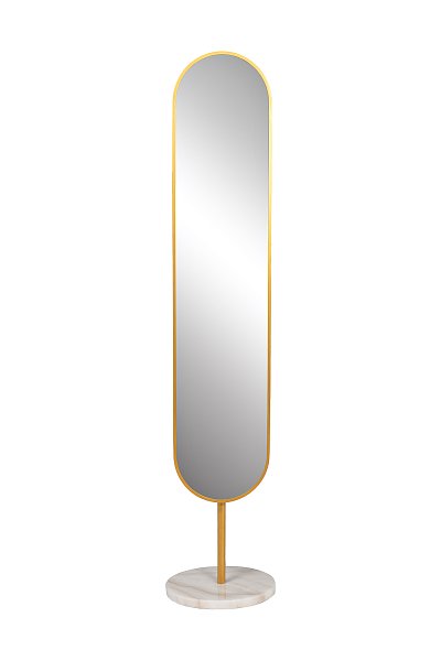 Зеркало напольное овальное в золотой раме Garda Decor 19-OA-9888