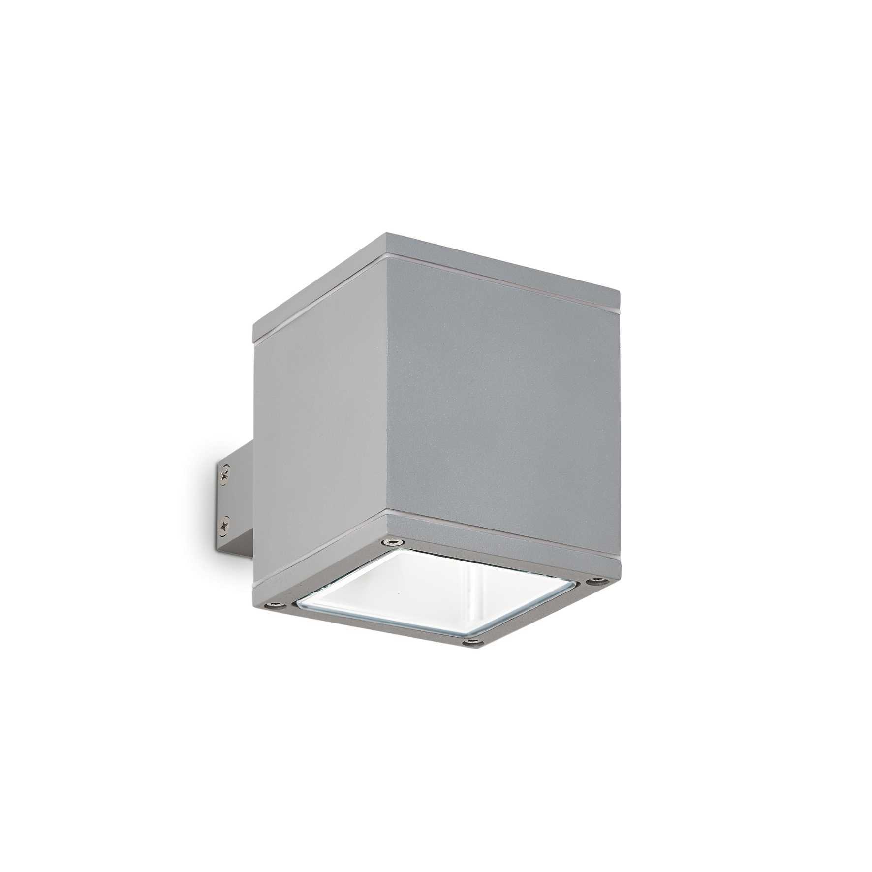 Настенный светильник Ideal Lux SNIF AP1 SQUARE GRIGIO 118666