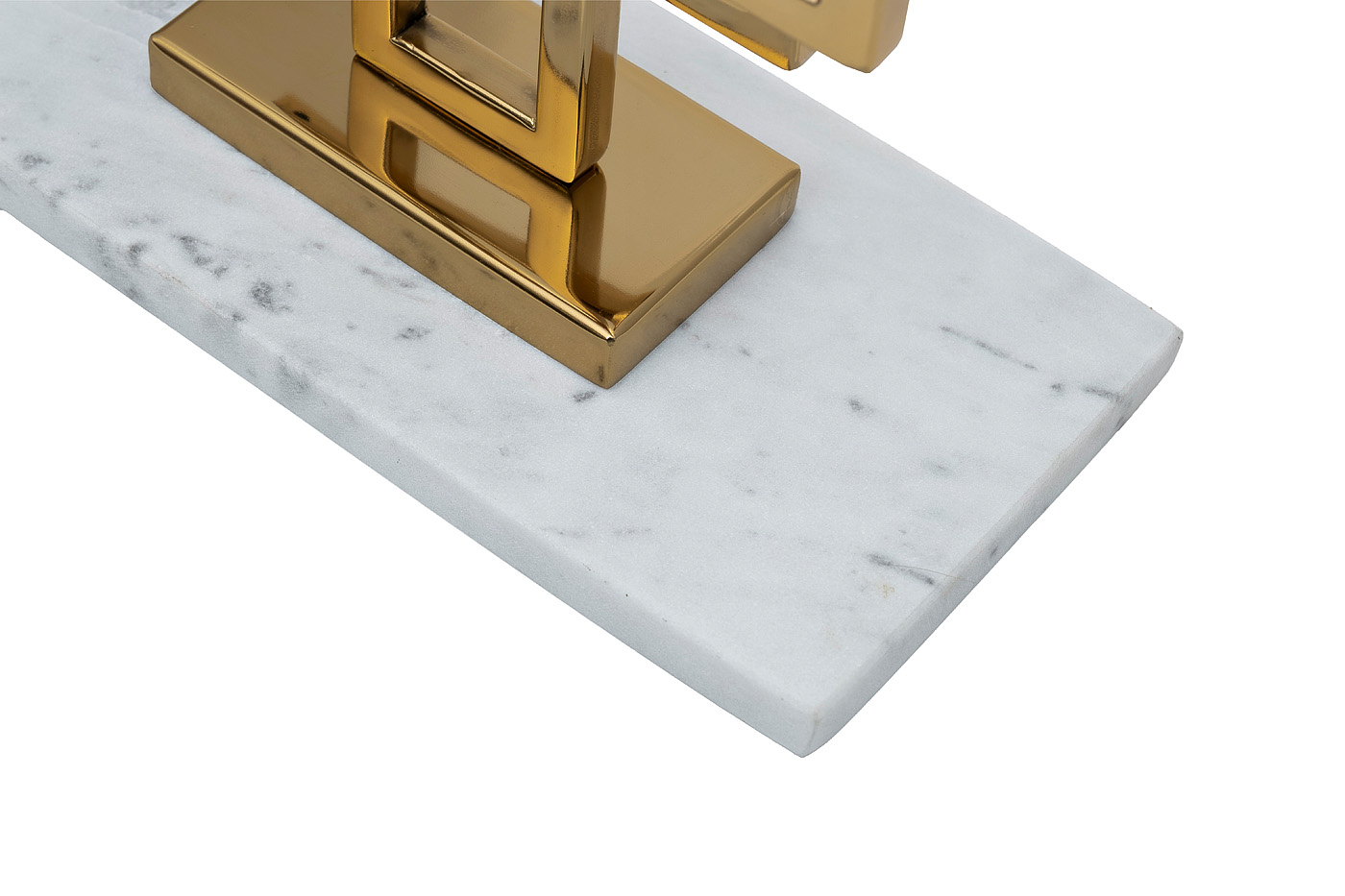 Часы настольные золотые на подставке Garda Decor 79MAL-5793-45G