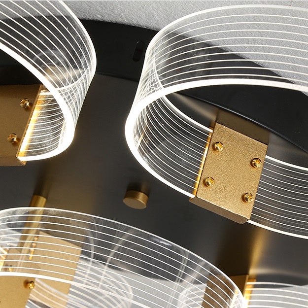 Потолочная светодиодная люстра SENSE C RINGS by ImperiumLoft