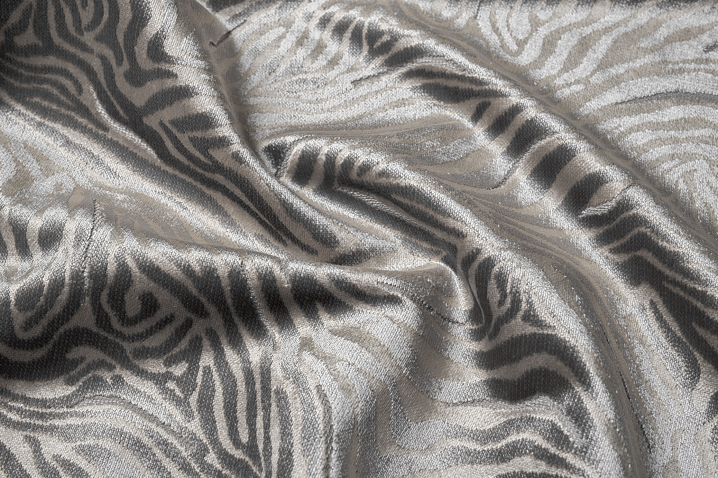 Ткань портьерная/мебельная UMBRIA серо-бежевая Garda Decor 134LUKS-127071446-UMBRIA SBEG