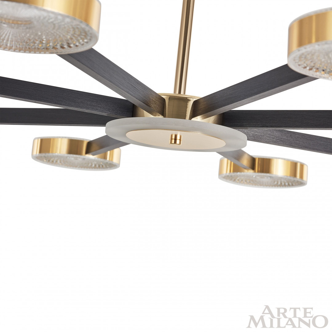 Люстра светодиодная 272079/8 BK/GD Arte Milano