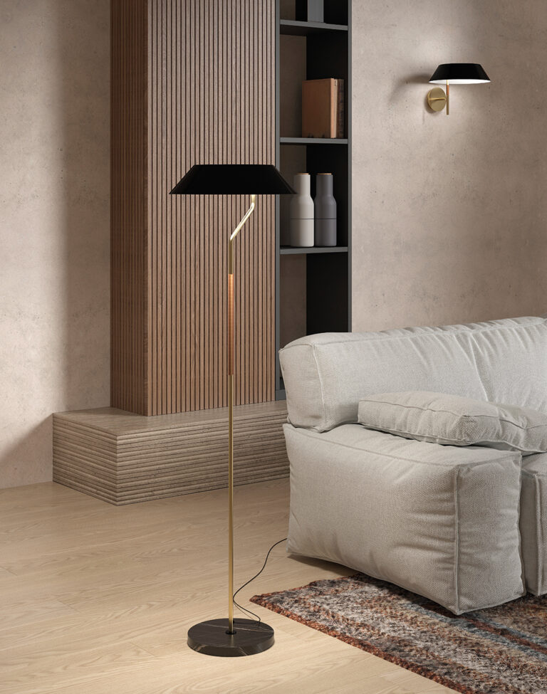 Торшер Aider матовый никель Aromas del Campo