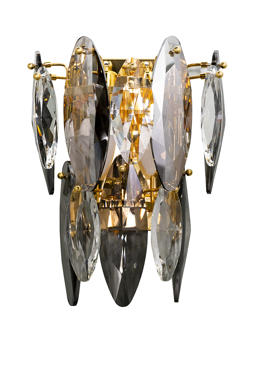 Бра из дымчатого стекла Garda Decor 62GDM-8011