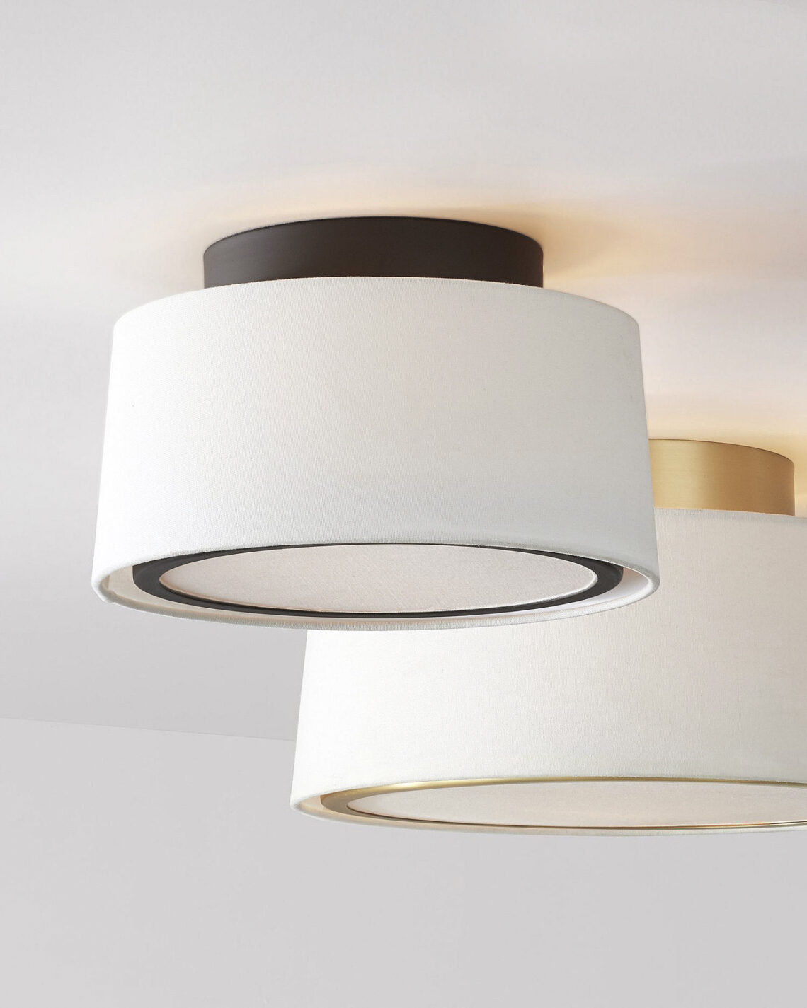 Чёрный потолочный светильник Флемиш Louvre Home JJ11124-2XA