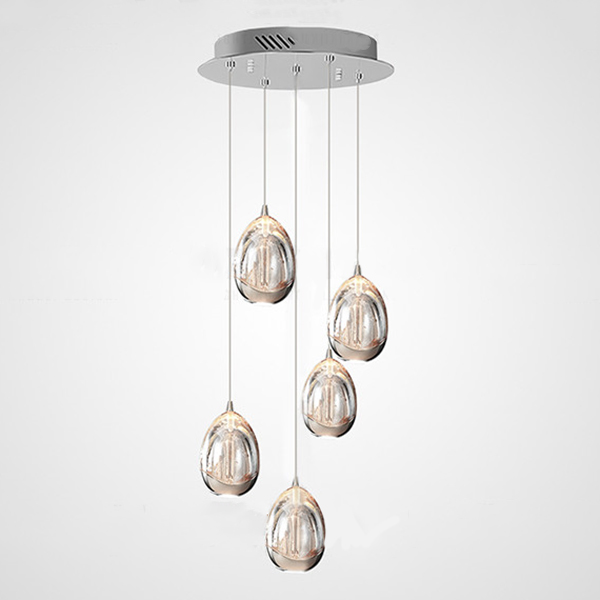 Подвесной светильник LENITA MORE L5 Chrome by ImperiumLoft