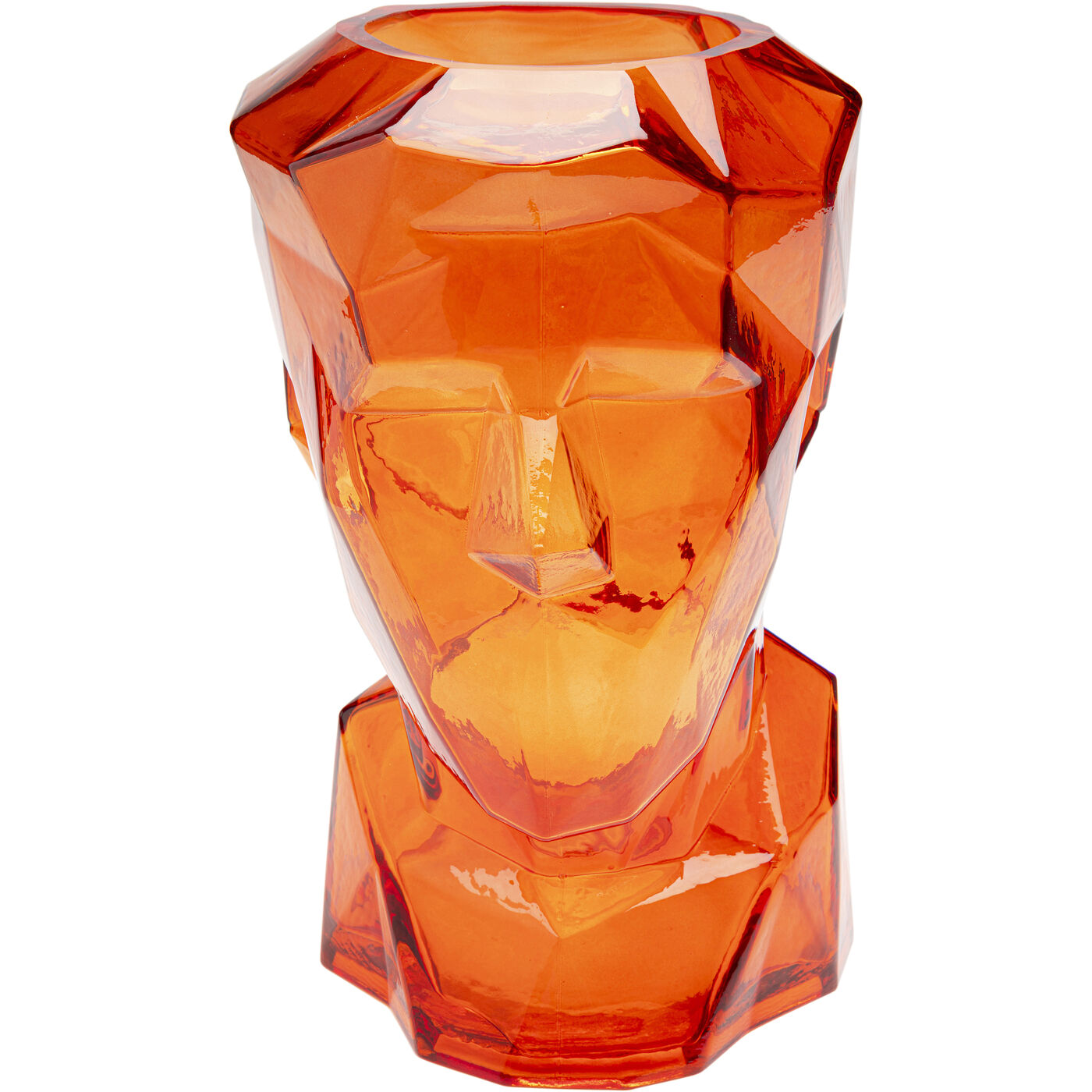 Ваза Prisma Face Orange 30 см KARE 56403