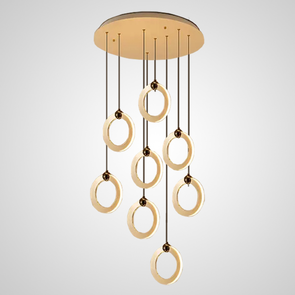 Подвесной светильник KARI L8 Brass by ImperiumLoft