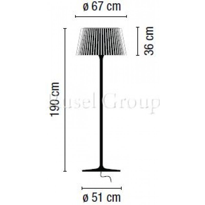 Уличный светильник Vibia Plis outdoor 4035