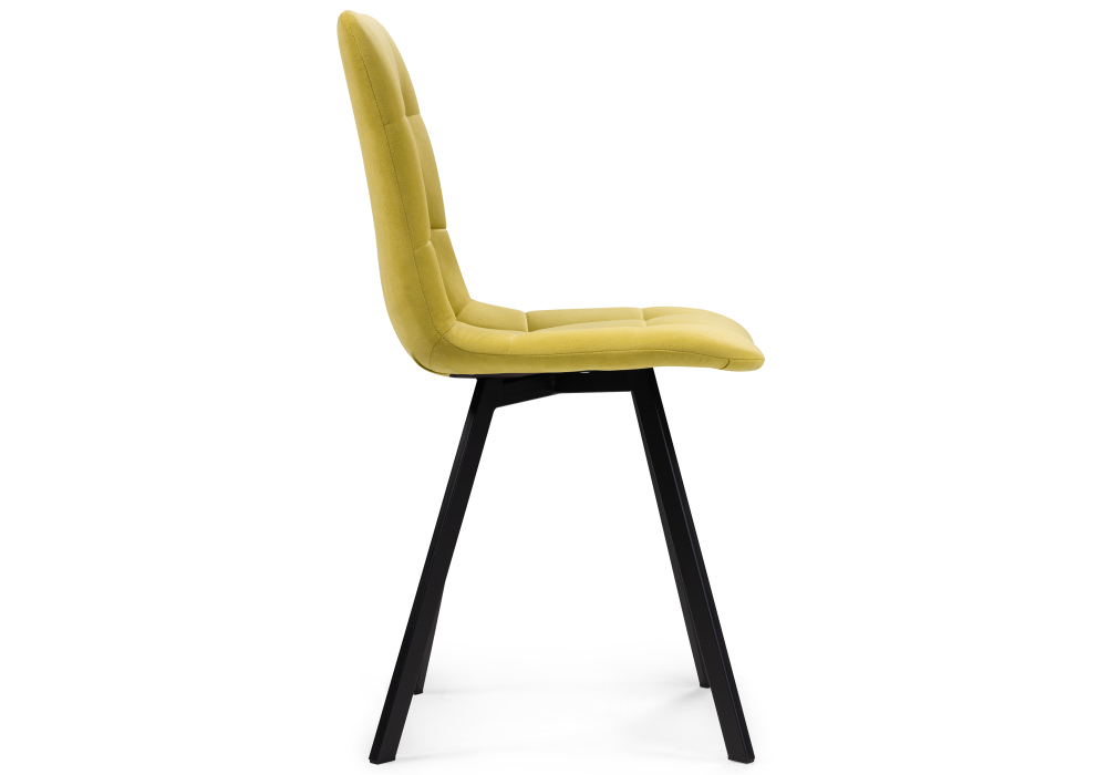 Стул Woodville Чилли черный / горчичный 489710