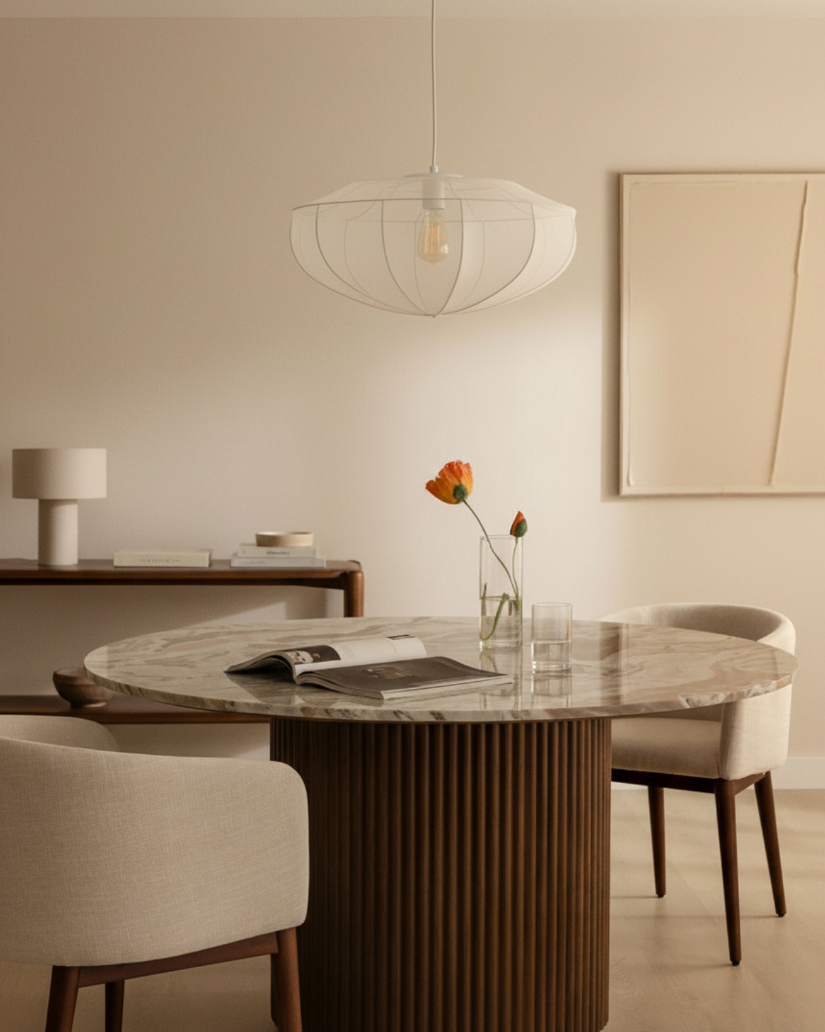 Кремовый подвесной светильник Бьорн Louvre Home 21008-1DA