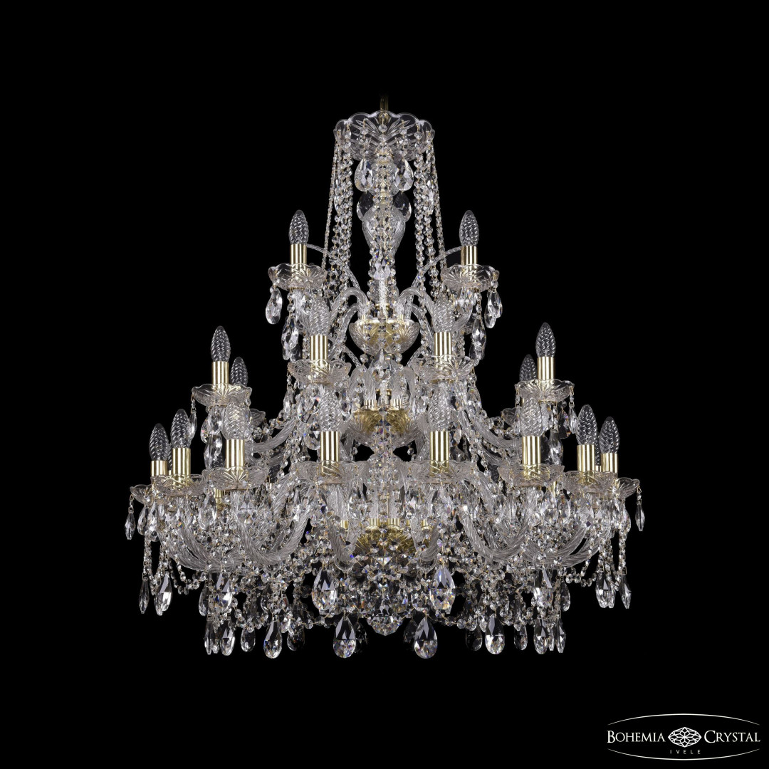 Люстра хрустальная 1411/16+8+4/300/3d G