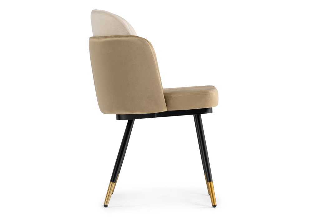 Стул Woodville Penelopa beige / light beige / black / gold  15416