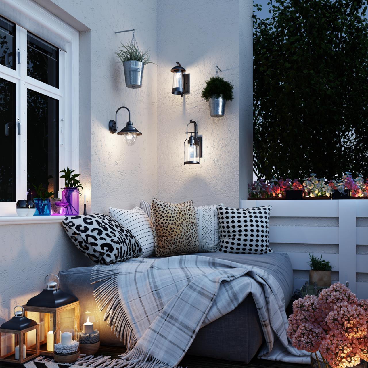 Ландшафтный настенный светильник Odeon Light 4835/1W