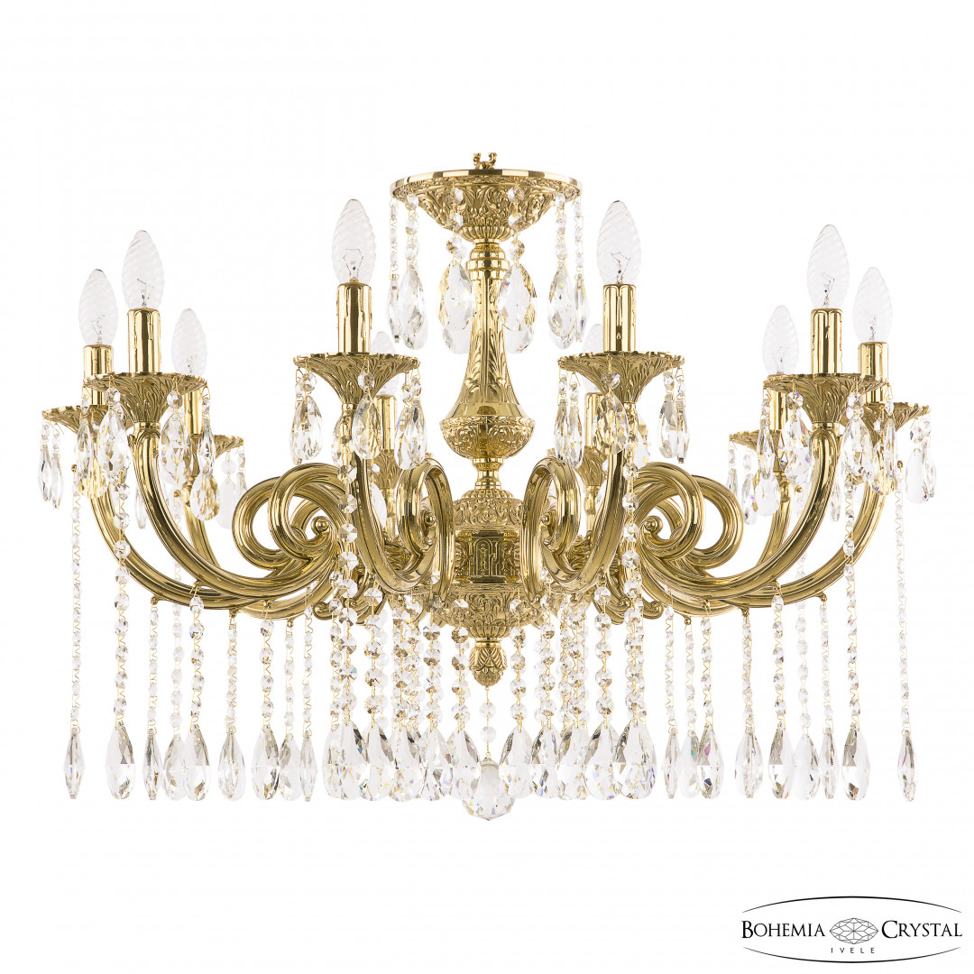 Люстра бронзовая с хрусталём 72117/10/250 A G