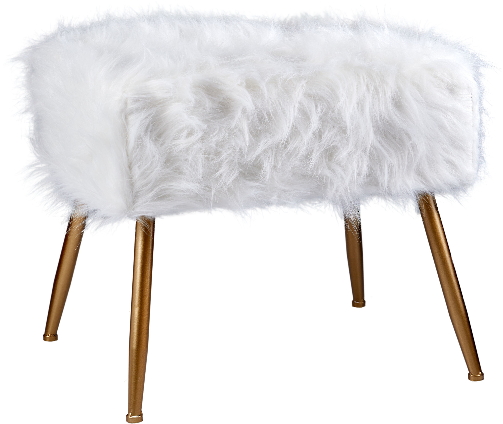 Пуф с меховым ворсом Glasar 49-328