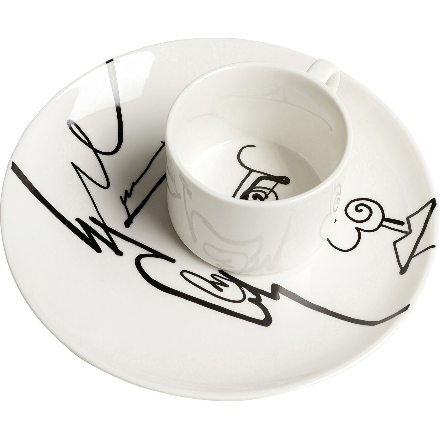 Пара кофейная KARE Faces 54996