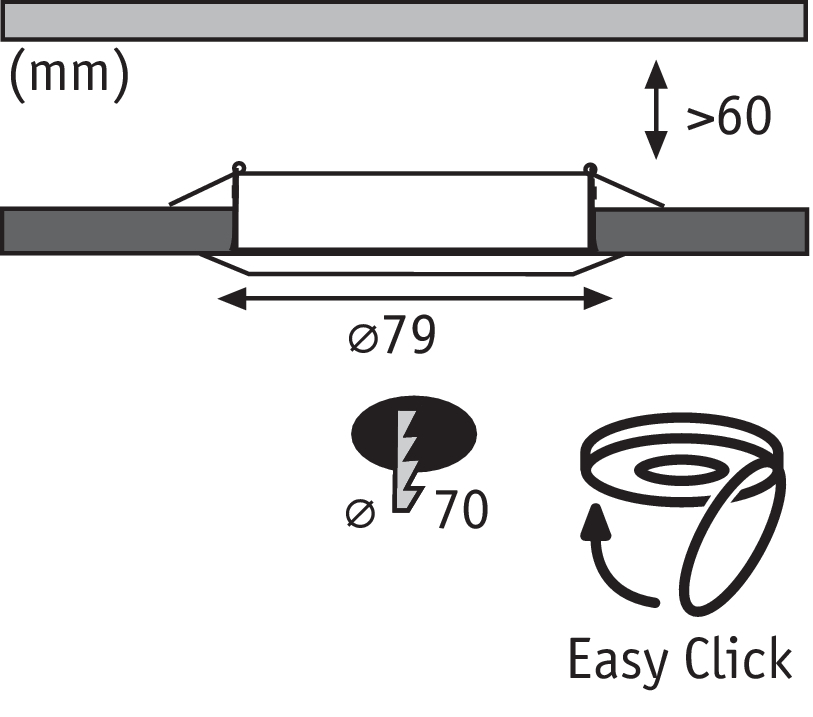 Встраиваемый светильник Paulmann 17946