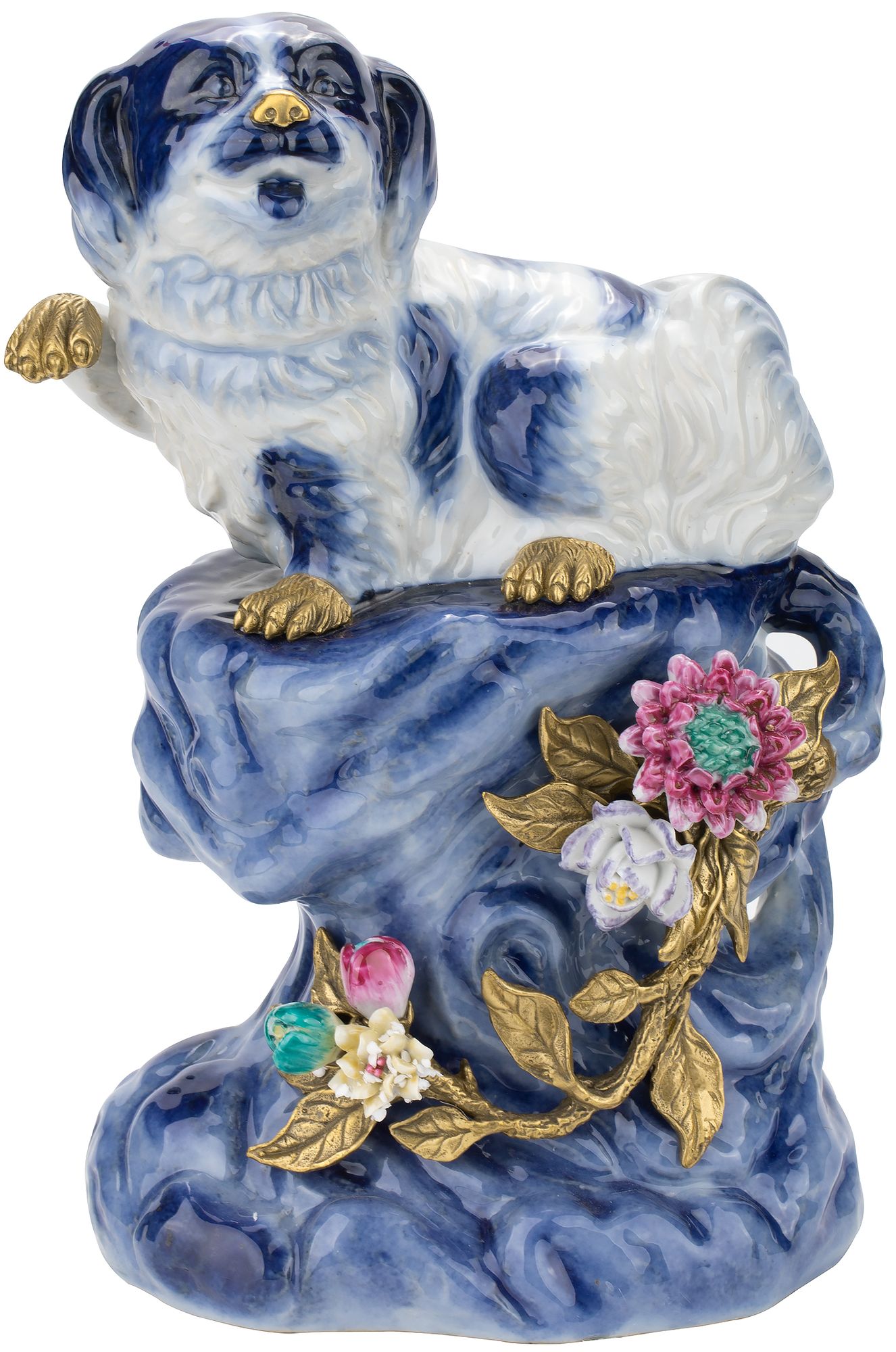 Фигурка Собака на камне Glasar 31G2623/F1366H/HQEN0250