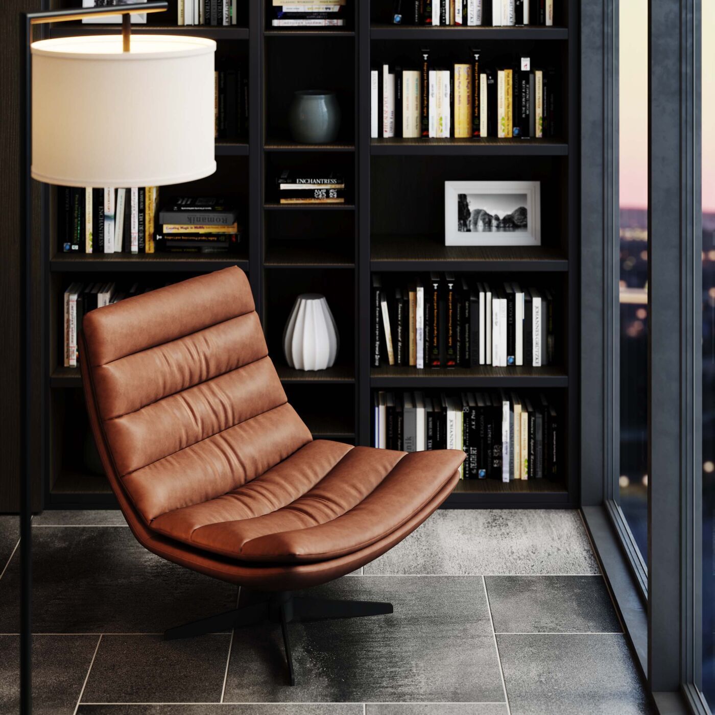 Кресло вращающееся KARE Lido 87174