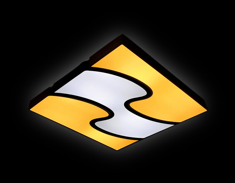 Накладной светильник Ambrella FP2403 WH/BK 288W D680*680