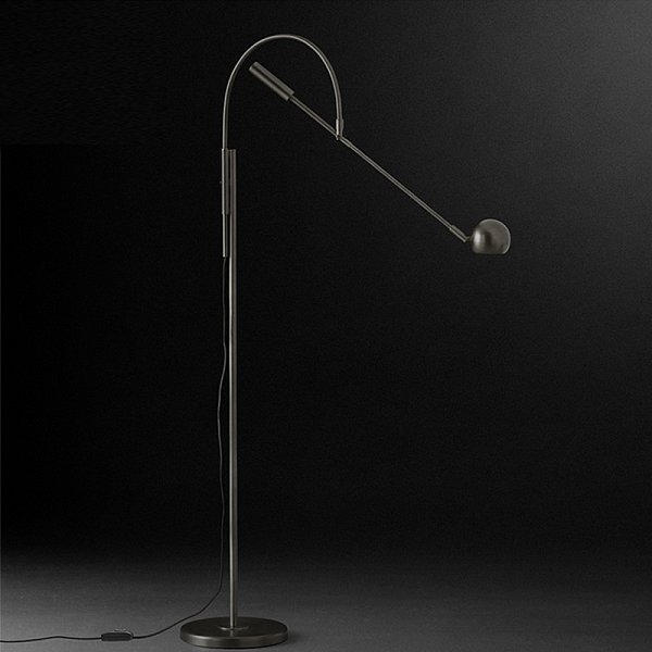 Торшер Restoration Hardware ORBITER II Task Floor Black by ImperiumLoft