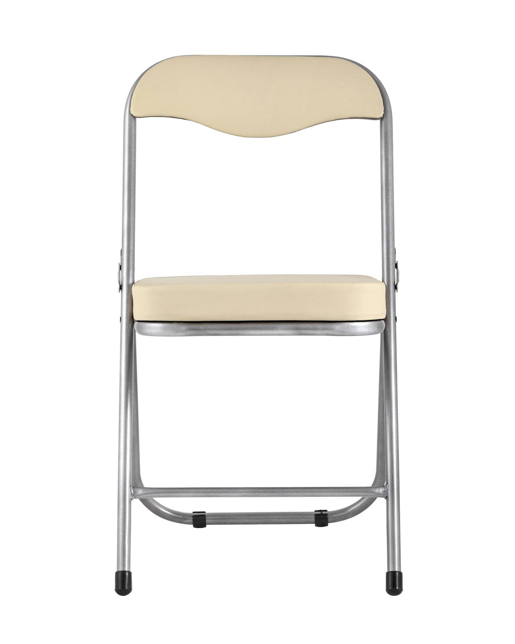 Стул складной ДЖОН металлик, кремовый Stool Group