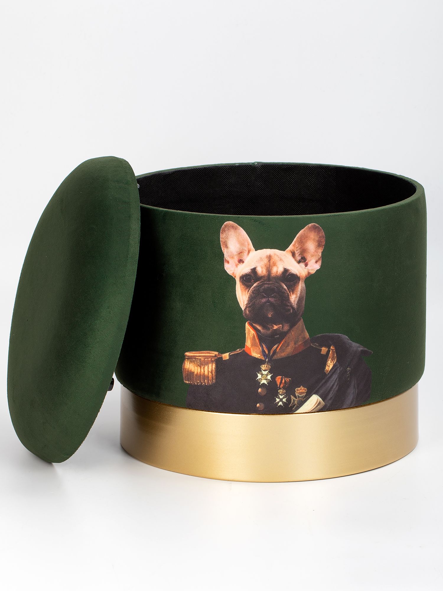 Пуф с крышкой Glasar 49-305M