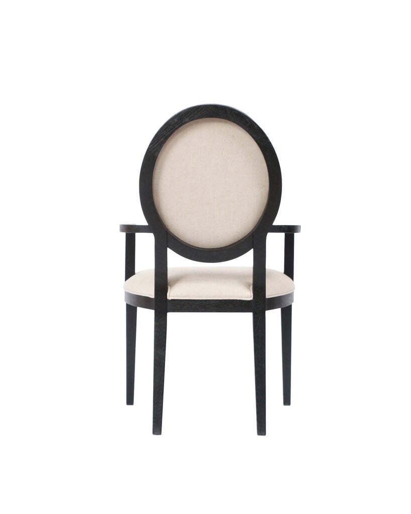 Полукресло Бенуа Louvre Home P2202 brushed black oak