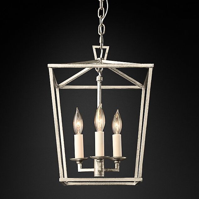 Люстра Restoration Hardware English Openwork 10" Silver Leaf