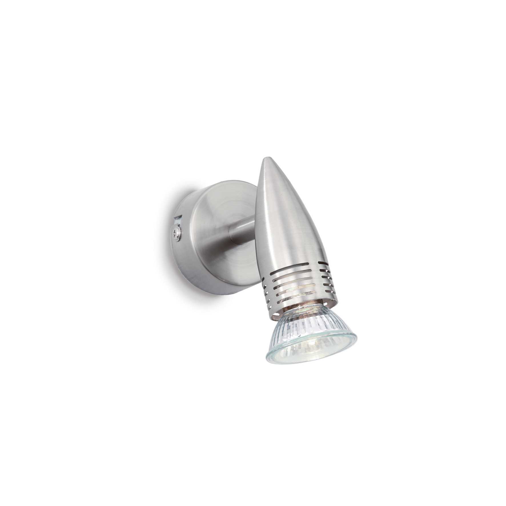 Настенный светильник Ideal Lux ALFA AP1 NICKEL 009377