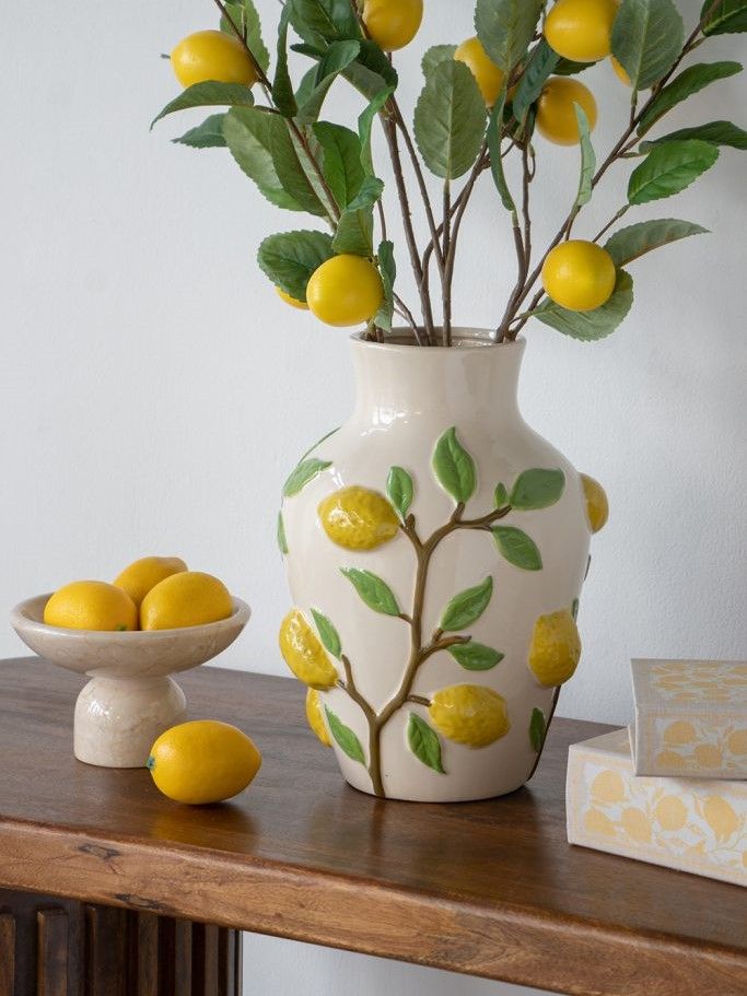 Ваза с лимонами Glasar C5545