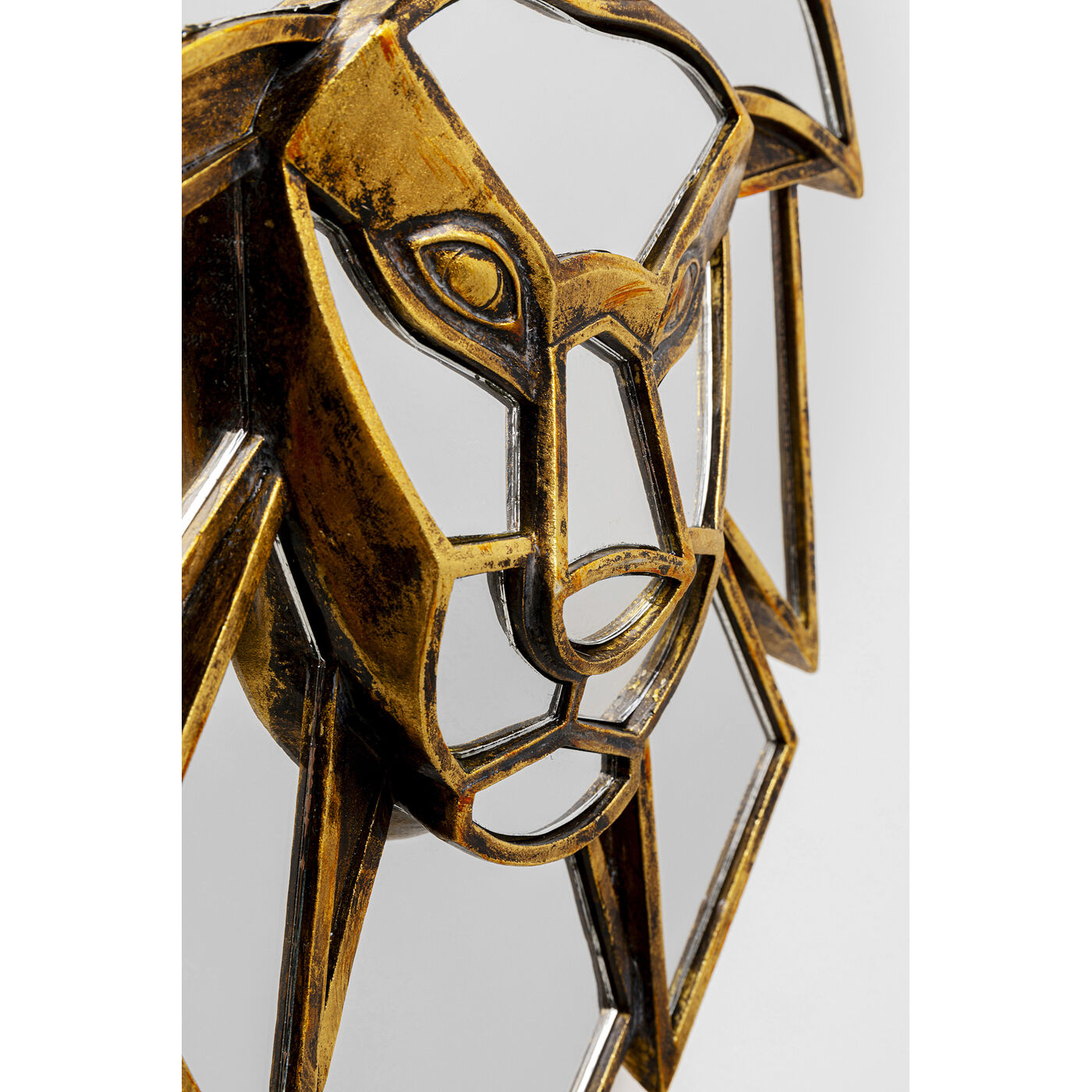 Декор настенный Lion Mirror 35cm KARE 56984