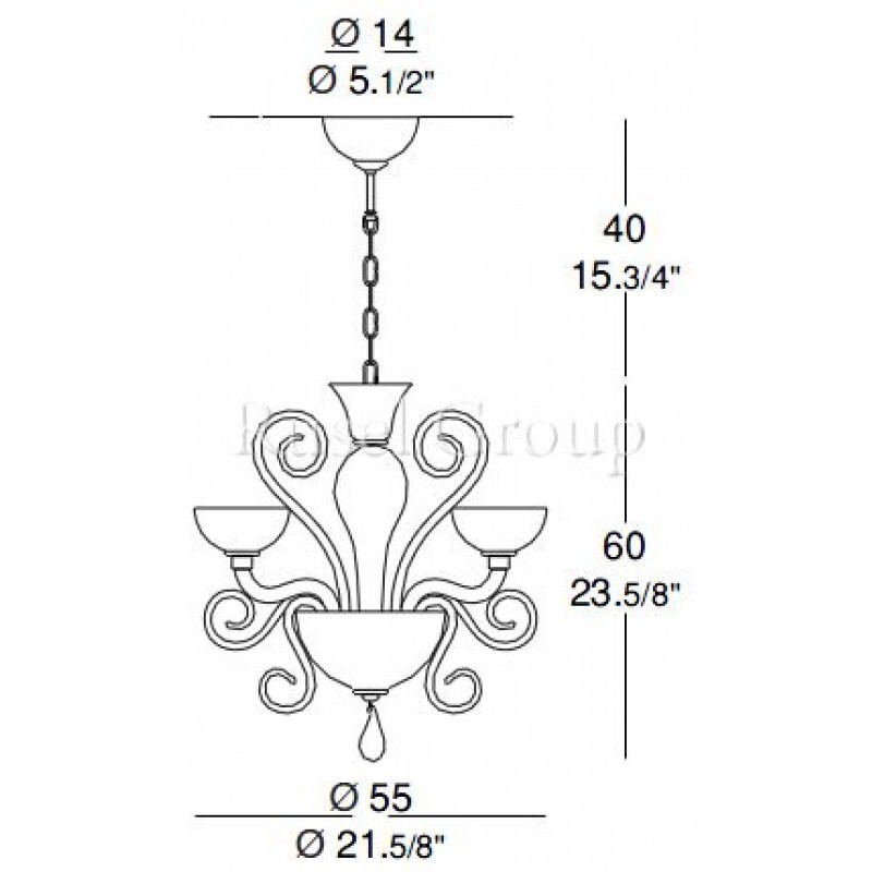 Люстра Leucos BOLERO L3 (GALLERY)