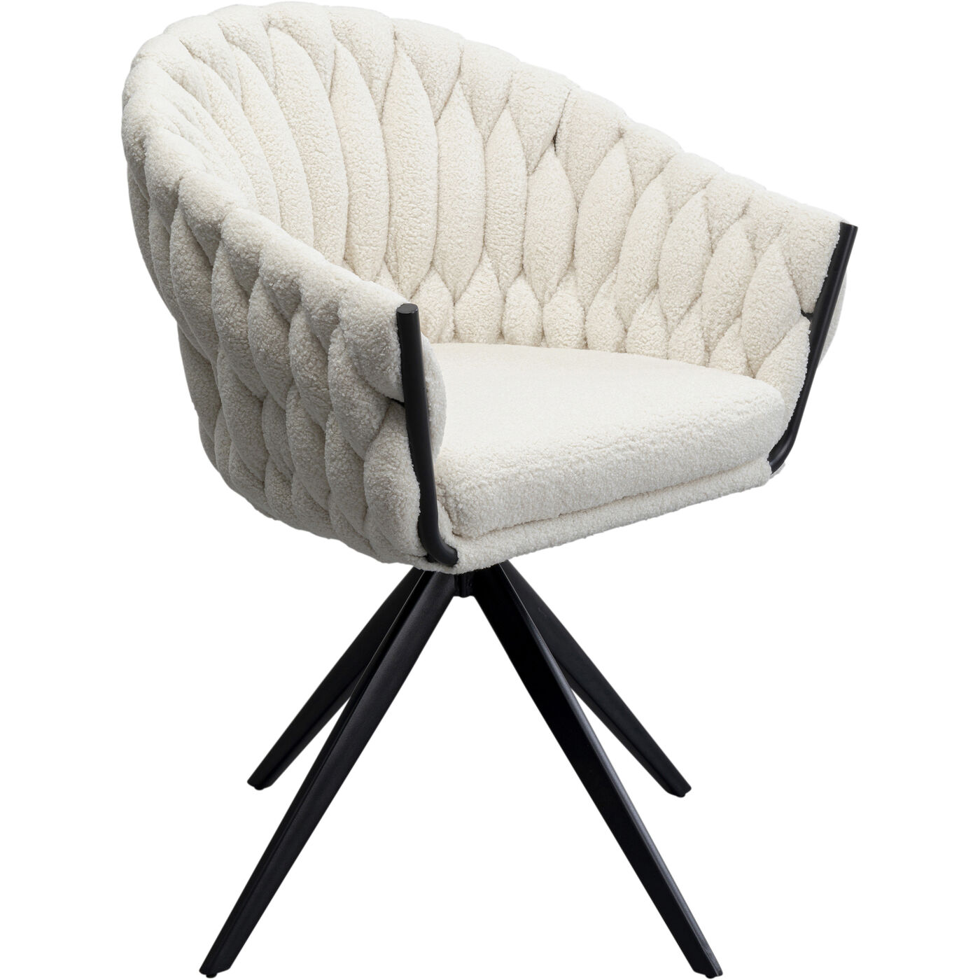 Вращающийся стул Knot Boucle KARE 87829