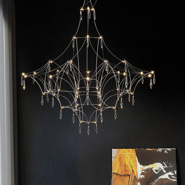 Подвесная люстра MARQUISE D80 Gold by ImperiumLoft