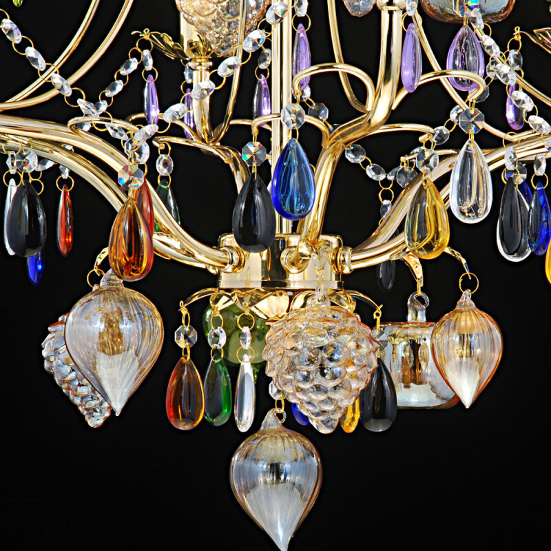 Подвесная люстра Arte Lamp A2011LM-6GO