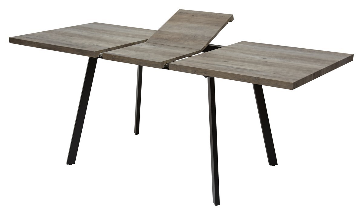 Стол PROMETEY раcкладной 120/160 x 80 см, серый дуб Bradex Home FR 0315