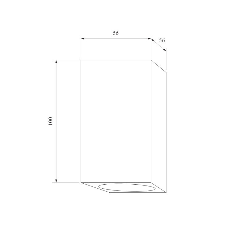 Накладной светильник Elektrostandard 1085 GU10 WH белый матовый