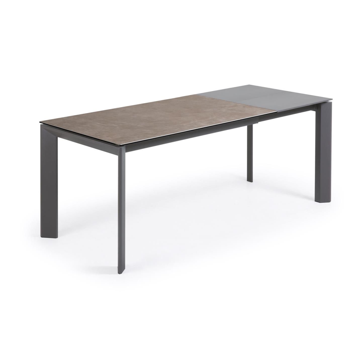 Стол Atta 140 (200) x90 графит керамика La Forma (ex Julia Grup)