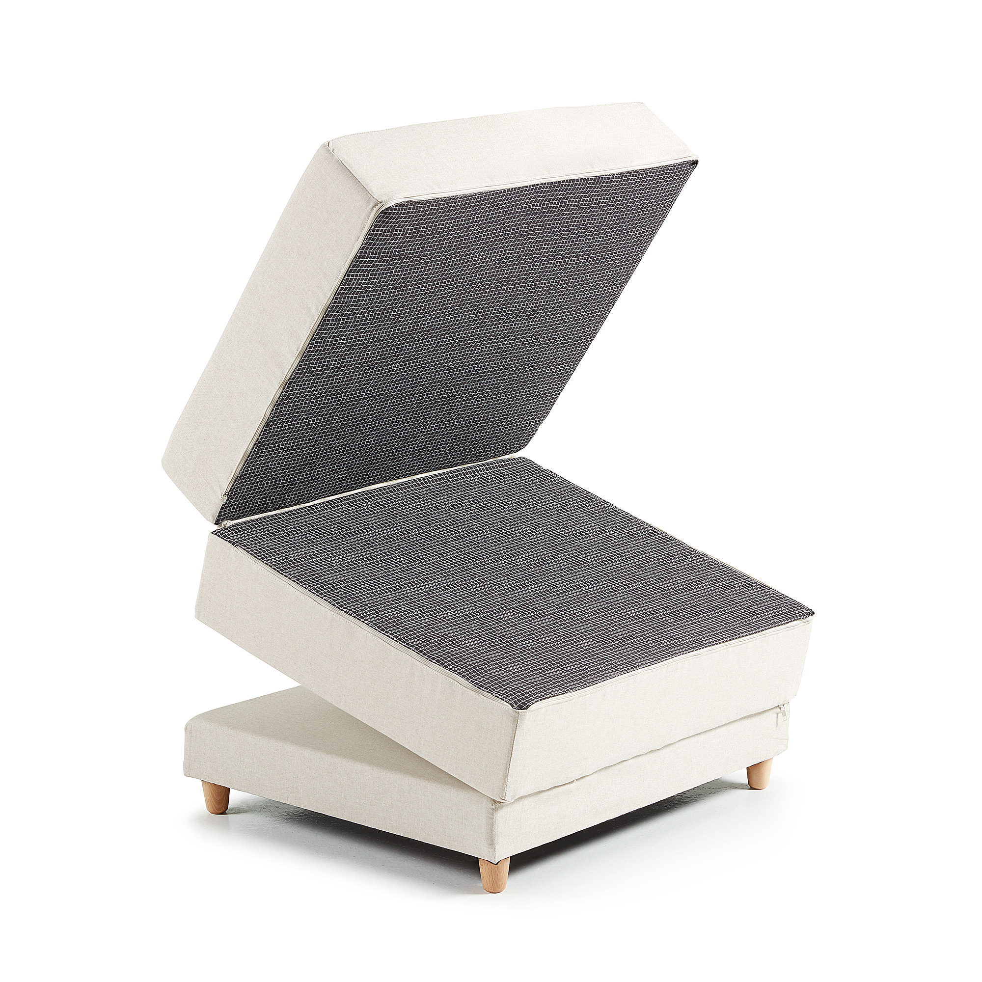 Пуф-кровать Kos серая La Forma (ex Julia Grup)