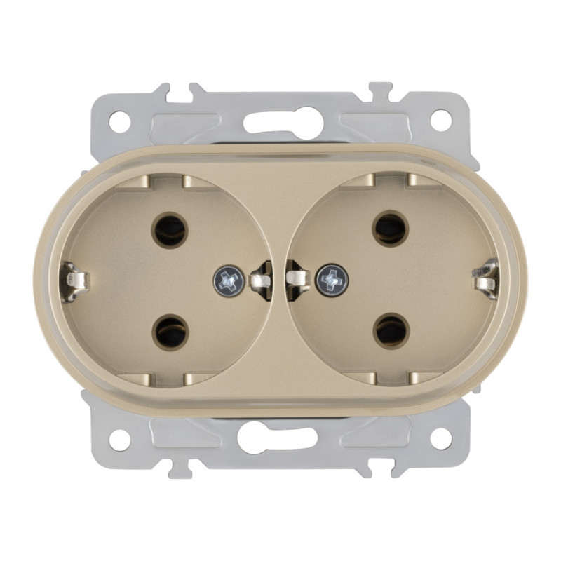 Розетка Arte Milano 202.40-2.shampan