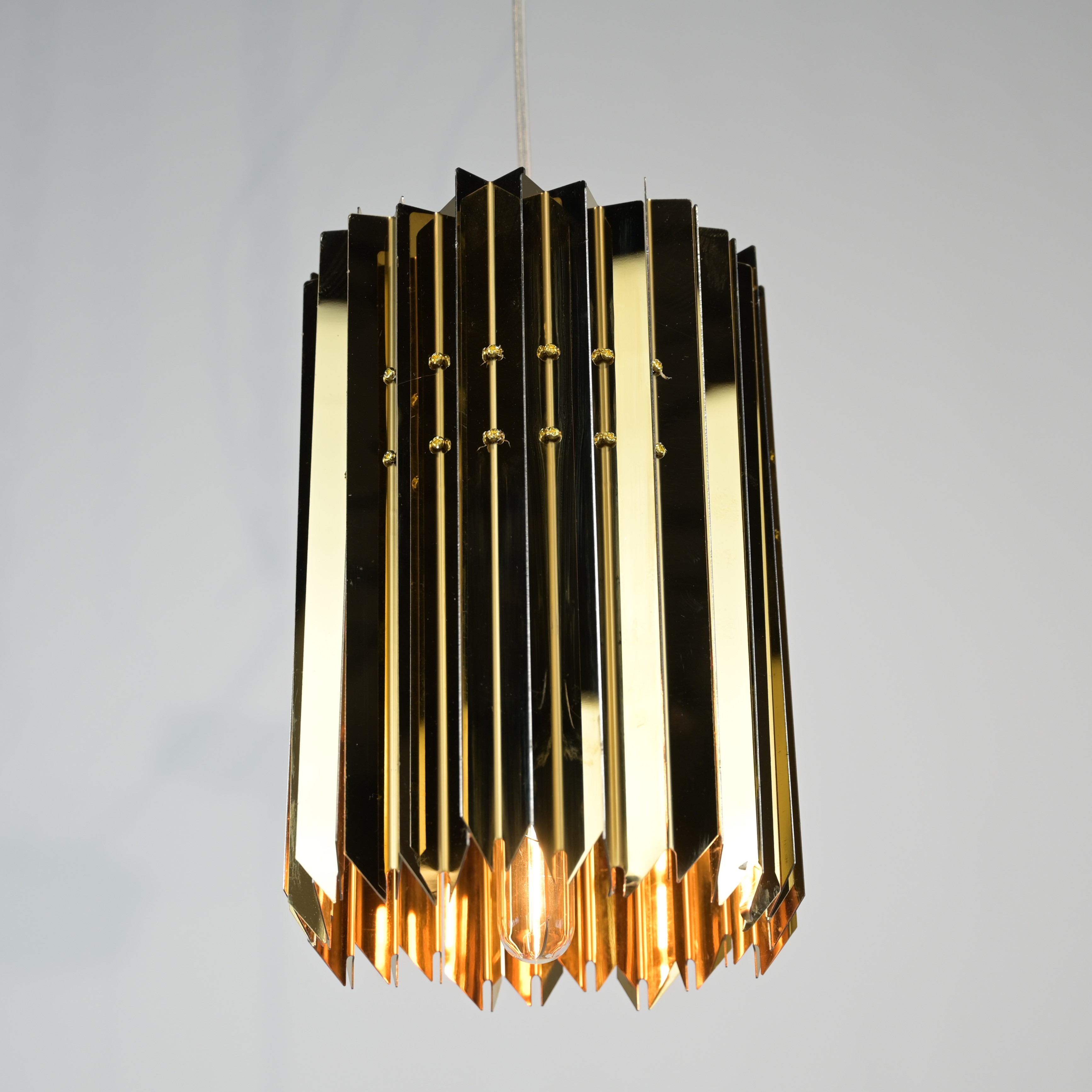 Подвесной Светильник Tom Kirk Facet Pendant Gold By Imperiumloft