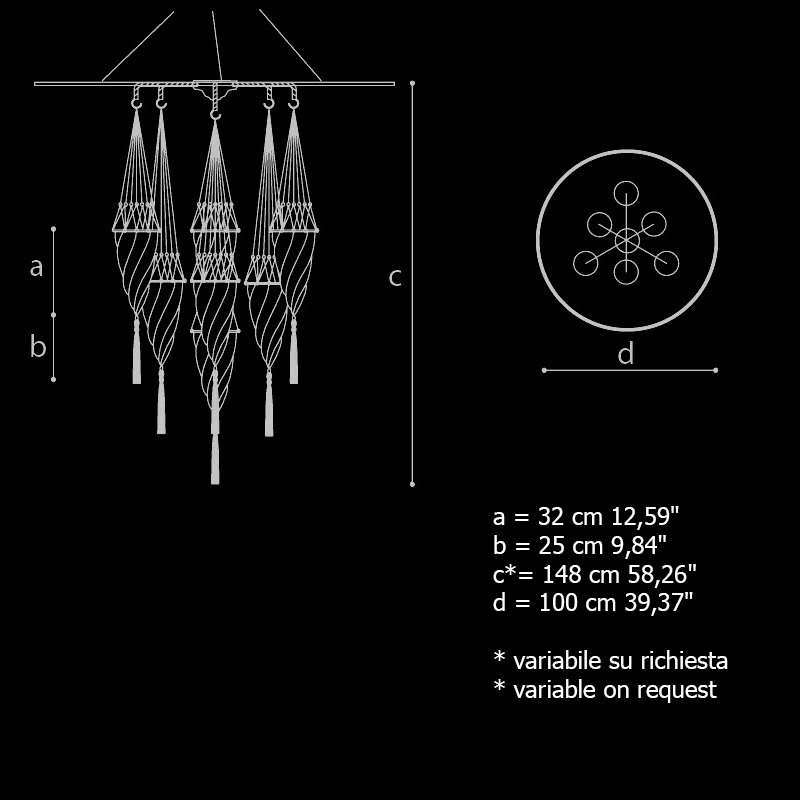 Люстра Archeo Venice Design 105.D7
