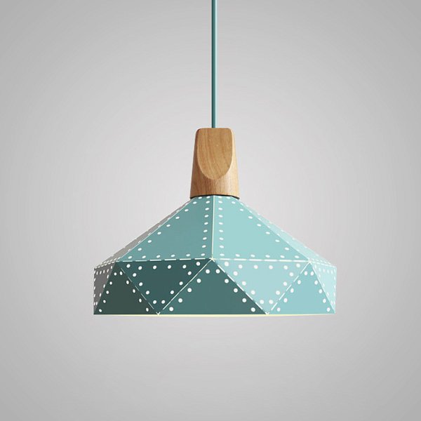 Подвесной светильник EDGE D30 B Green by ImperiumLoft