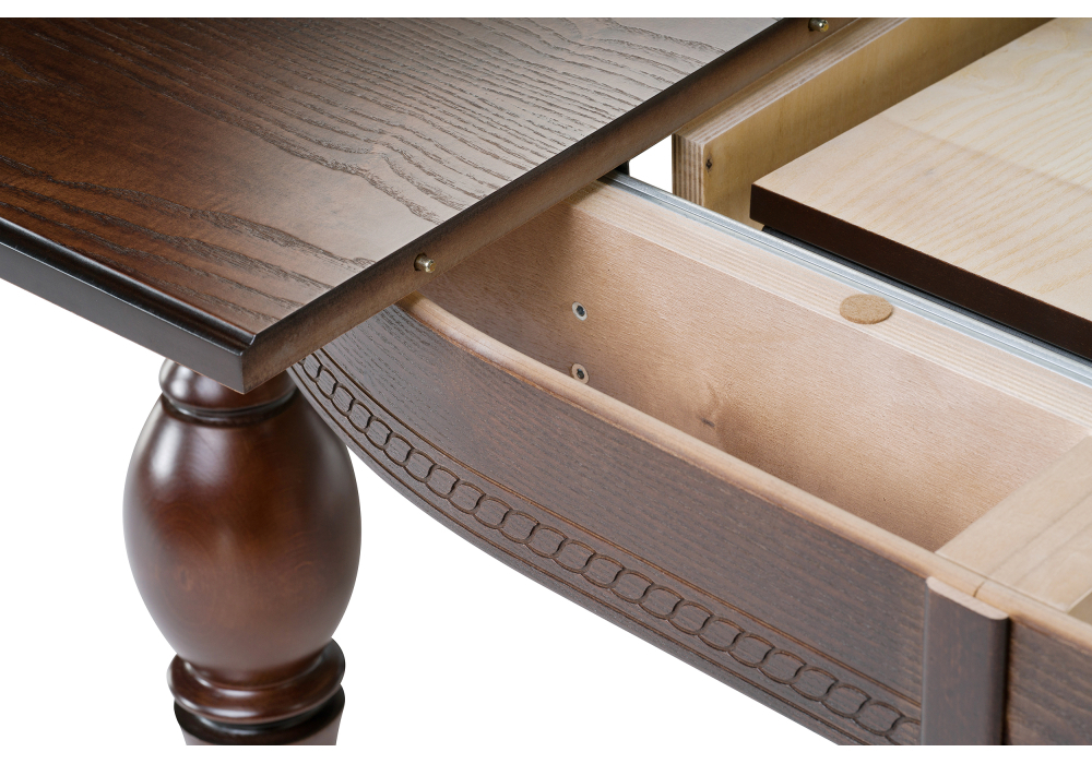 Стол деревянный Woodville Авилла орех темный / орех 483901