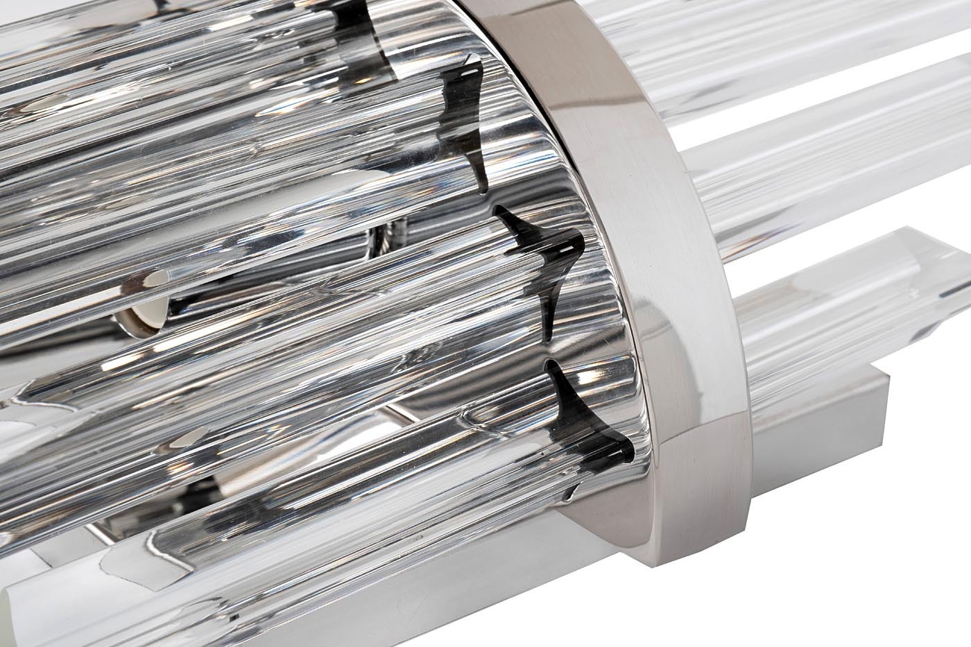 Бра стеклянное (хром) Garda Decor 62GDM-903CH