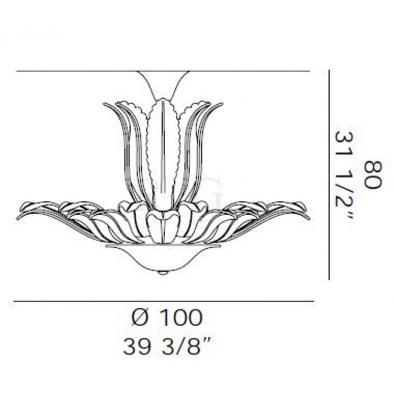 Подвесной светильник De Majo RAPALLO S14