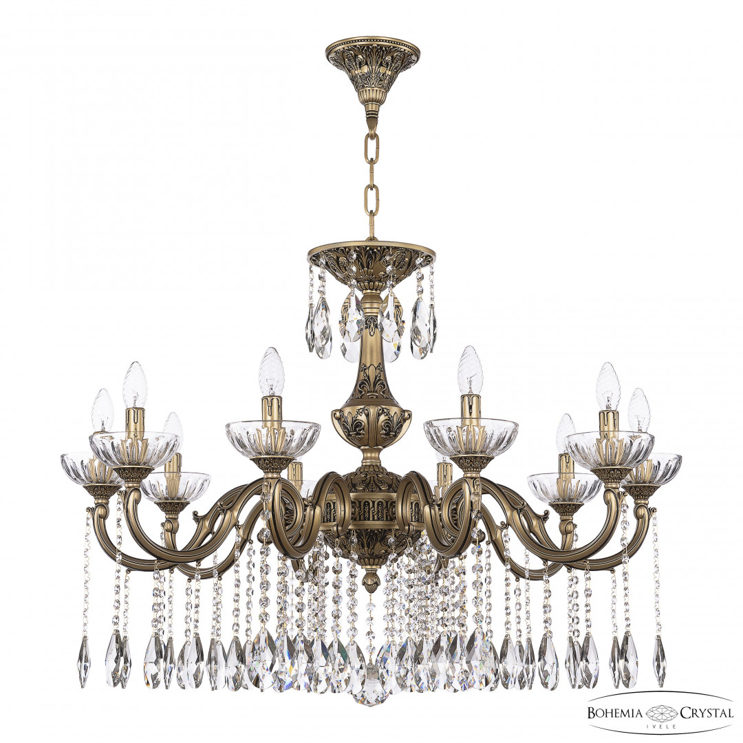 Люстра хрустальная AL78101/10/300 A AGB P Clear/M-1H Bohemia Ivele Crystal
