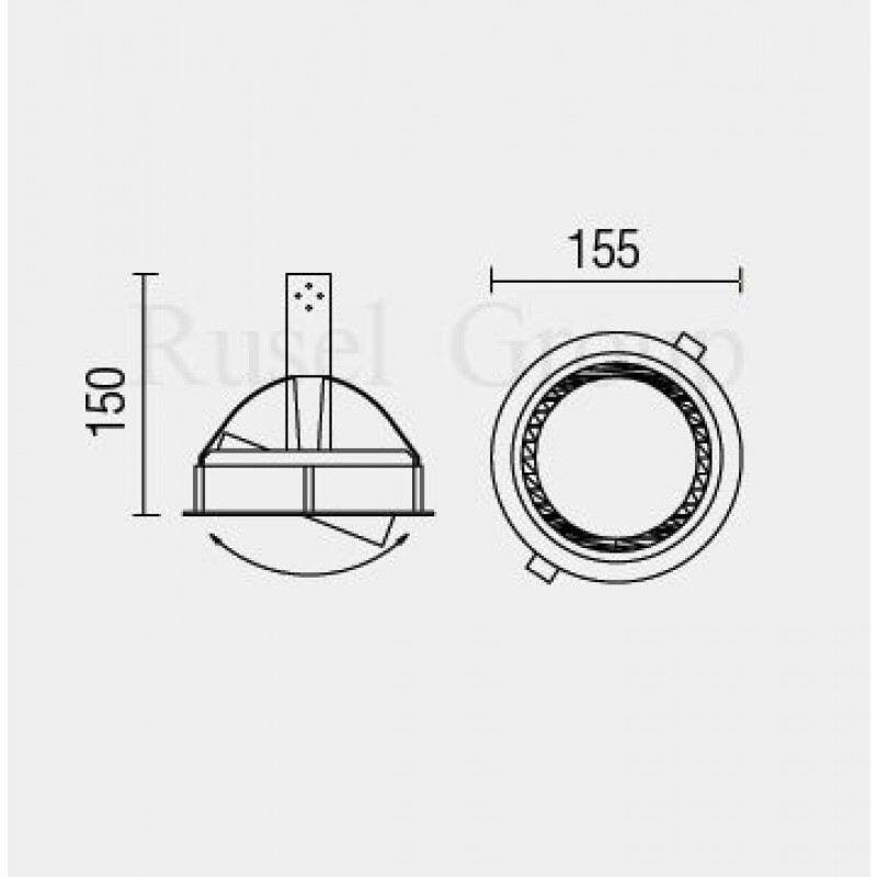 Встраиваемый светильник Leds-C4 CARDEX C Встраиваемый светильник Leds-C4 CARDEX C